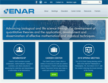 Tablet Screenshot of enar.org